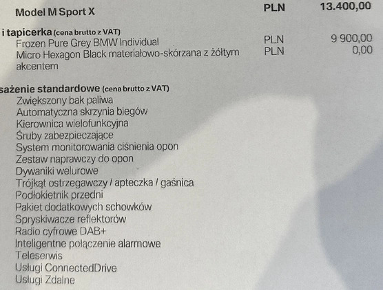 BMW X2 cena 170000 przebieg: 20000, rok produkcji 2023 z Gdańsk małe 22